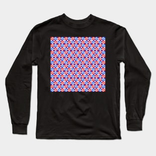 pop art polka dot pattern Long Sleeve T-Shirt